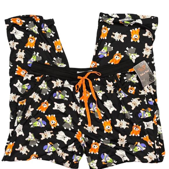 Pillow Talk Halloween Dog Print Pajama Pants – New with Tags (Size M) - Picture 2 of 5
